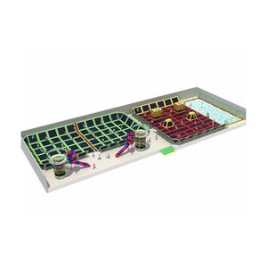 <span class=keywords><strong>Promotion</strong></span> sur le nouveau centre de divertissement de zone de saut de parc de <span class=keywords><strong>trampoline</strong></span> d'intérieur pour enfants avec zone de rebond - Product Image 3