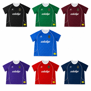 Maillots de football surdimensionnés, design personnalisé, broderie, shorts amples, t-shirt de football rétro - Product Image 1