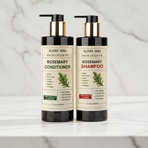 Champú de Romero CLOVERRENA Anticaída, Anticaspa, para el Crecimiento del Cabello, Engrosamiento, Antiencrespamiento, Limpieza Profunda, Control de Grasa, Muestra de Champú - Product Image 2