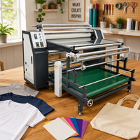 Presse à chaud à rouleaux de petite taille de haute qualité pour la sublimation des tissus et l'impression par transfert thermique