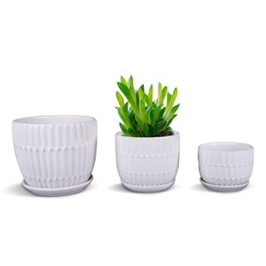 Pot <span class=keywords><strong>de</strong></span> fleurs en céramique, Pot <span class=keywords><strong>de</strong></span> fleurs créatif et moderne, Style nordique, pour bureau, hôtel, maison, trou <span class=keywords><strong>de</strong></span> plante vert, <span class=keywords><strong>bassin</strong></span> avec plateau - Product Image 1