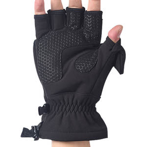 Mitaines convertibles sans doigts pour la pêche sur glace par temps froid Gants longs d'hiver pour hommes et femmes Gants de protection solaire <span class=keywords><strong>UV</strong></span> - Product Image 6