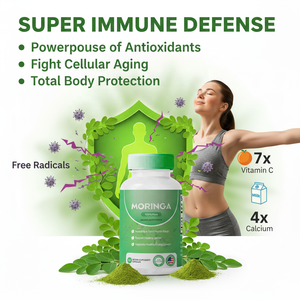 แคปซูลโปรตีนจากใบมอรินก้าธรรมชาติสำหรับผู้ใหญ่ แบรนด์ OEM รับผลิตภายใต้แบรนด์ของคุณ |   ผงมะรุมมังสวิรัติ ประโยชน์สารต้านอนุมูลอิสระ เพิ่มพลังงาน - Product Image 1