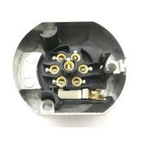 Composant électronique étanche, style européen, prise de remorque 7 broches + 1, connecteur de remorque 7 voies, prise de remorque en aluminium