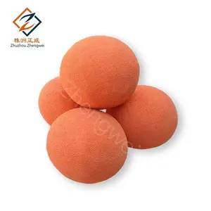 2''3'4'5'6 '' concrete pump pipe cleaning rubber sponge ball