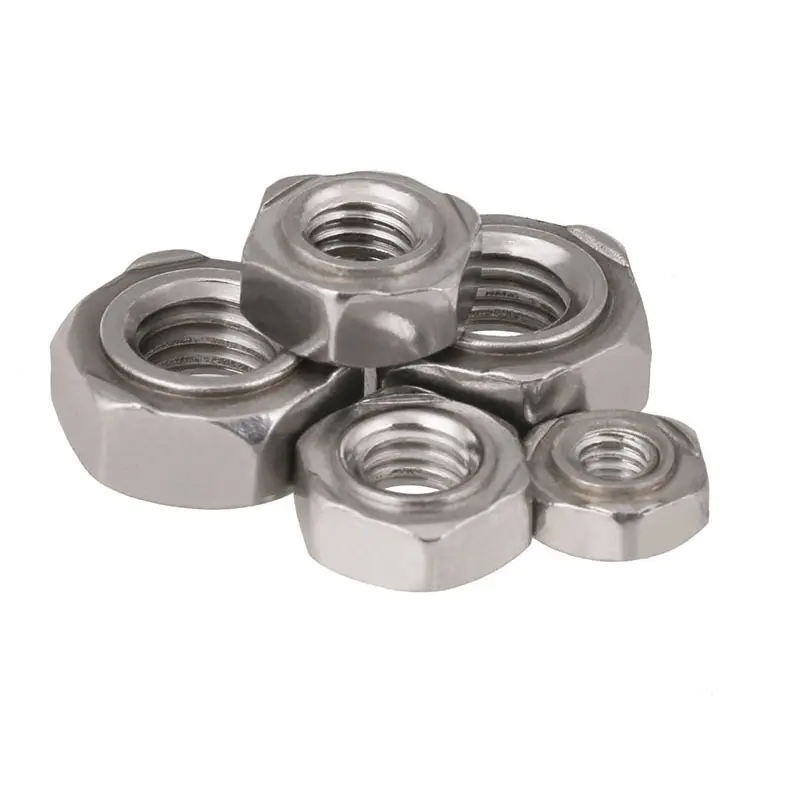 Stainless steel 304 316 polished DIN929 Hex Weld Nut