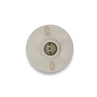 Haute qualité industrielle universelle vis ampoule douille Types blanc forme ronde bakélite plafonnier E27 E14 support de lampe
