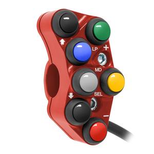 Interruptor de Manillar Izquierdo para Ducati Streetfighter V4 (Rojo) - Product Image 3