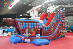 Acorazado pirata inflable doble tobogán fiesta al aire libre, evento Festival Día de Año Nuevo venta hogar Parque de Atracciones alquiler 2026 - Product Image 3