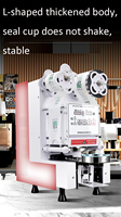 Entièrement automatique commercial maison café jus soja lait boisson thermoscellant professionnel contrôle numérique Boba thé scellant tasse scellant