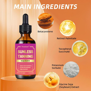 Gotas Autobronceadoras Naturales y Orgánicas con Betacaroteno, Luteína y Astaxantina para Beber con Vitamina A/E para un Brillo Radiante en la Piel - Product Image 2