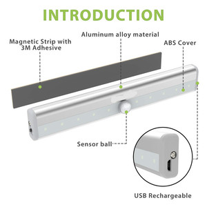 LED PIR Rechargeable 80LED Closet Light Motion Sensor Portable Wireless <strong>Under</strong> <strong>Cabinet</strong> <strong>Lighting</strong> LED - Product Image 5