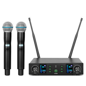 Micrófono Inalámbrico UHF DX11 Profesional para Karaoke, Micrófono Cardioide de Metal para Actuaciones en Escenario - Product Image 2