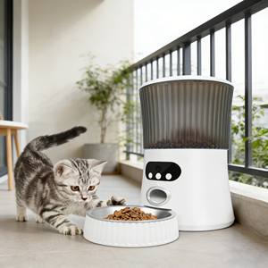Distributeur automatique intelligent pour animaux de compagnie avec enregistrement vocal – Gamelles et mangeoires pour animaux - Product Image 1