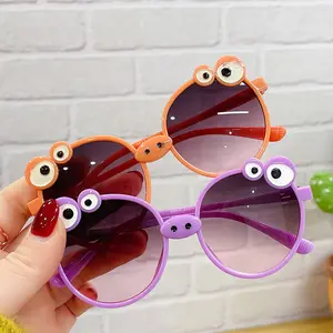 2023 New In Oval Sunglasses Pig Shape Custom Logo Cute Colorful Decor Eye Un400 For Kids Party Glasses