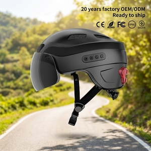 Casco Inteligente para Motocicleta Eléctrica, Económico, con Cámara y Auriculares, Control Remoto Inalámbrico, Sensor de Luz, Diseño Abierto, para Adultos - Product Image 1