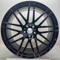 Sur mesure 12000T Forgé |   Norme DOT |   MOQ 4 S1-00204 18-24 Noir brillant à rayons multiples pour jantes de Mercedes Benz