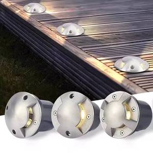 Iluminación LED para Escaleras, IP65, Subterránea, para Exteriores, Paisajismo, Regulable, RGB, Luz de Color de Frecuencia Variable, AC/DC 12V-24V, Aluminio Fundido a Presión - Product Image 1