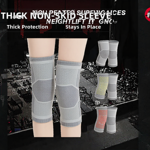Manchon de compression épais antidérapant pour coude, avec fermeture à boucle, en Spandex et Nylon, respirant, léger, protection pour l'arthrite et le rugby - Product Image 2
