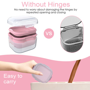Boîte de rangement pour dents élégante et multifonctionnelle à des fins promotionnelles. Rangement à trois niveaux, nettoyable et imbibable. Dédié - Product Image 3