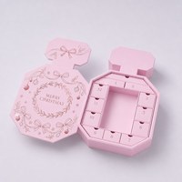 Calendrier de l'Avent de Noël fait main, boîte d'emballage de parfum de grande taille de forme irrégulière avec 12 jours, vente en gros OEM ODM