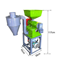 Machine à moudre le riz, le blé et le maïs Hyway Industrial, capacité portable de 300 kg/h, grande capacité