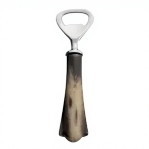 Abridor de Botellas Artesanal de Cuerno de Búfalo Pulido, Ecológico, Hecho a Mano, Regalo de Barware de Cuerno Natural - Product Image 3