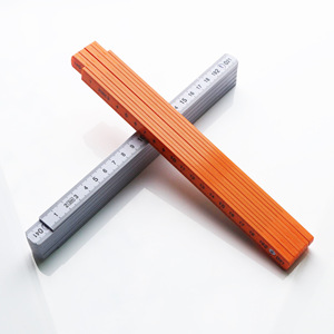Regla plegable de plástico de 20 cm, herramienta de medición para uso escolar y de oficina - Product Image 1