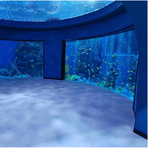 ถังปลาทรงกลมตู้ปลาไร้ขอบทำจากพลาสติกขนาดใหญ่สำหรับบ้าน - Product Image 5