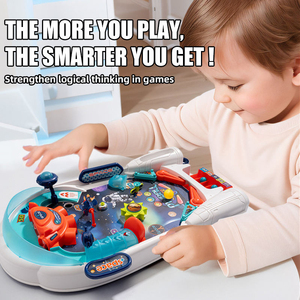 Machine de <span class=keywords><strong>jeu</strong></span> de billes à catapulte, <span class=keywords><strong>jeu</strong></span> de table électrique spatial pour enfants de 3 à 7 ans, jouet éducatif interactif STEM - Product Image 2