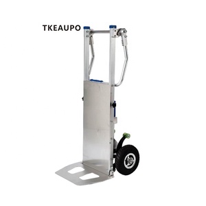 Dispositivo de aluminio eléctrico de alta calidad para trabajo pesado Elevador accionado Camión de mano Escalera Carro eléctrico - Product Image 1