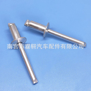 Rivet aveugle à tête plate et ronde Shuangxuan, type ouvert, 6.3*13, acier, usage général - Product Image 5