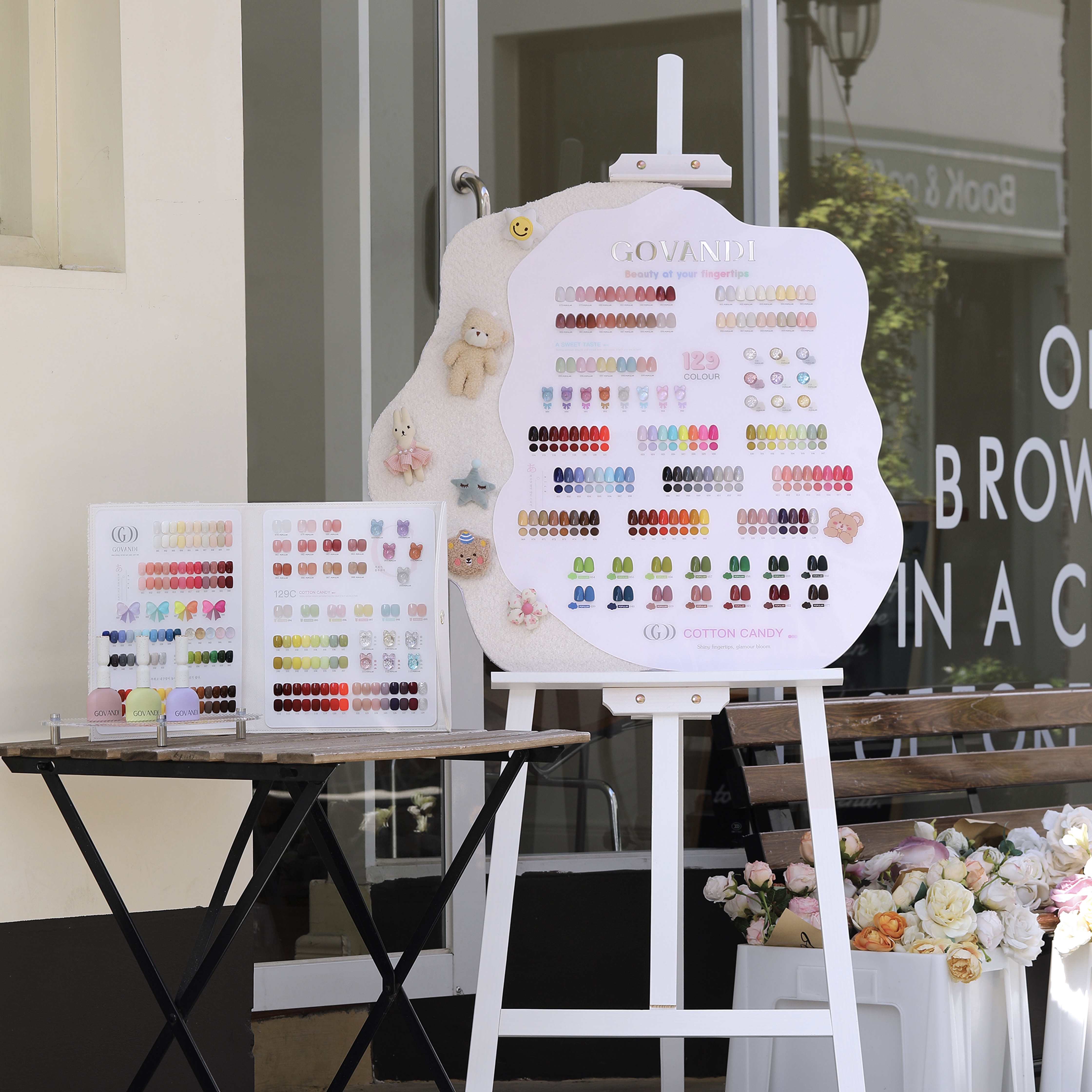 Danny Coll Set de Esmaltes de Uñas en Gel HEMA/TPO FREE 129 Colores