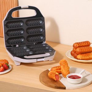 Nouvel Arrivage Mini Machine à Corn Dogs Électrique 750W en Acier Inoxydable, Classe Énergétique Efficace, Usage Domestique, Chaleur Uniforme, Antiadhésif - Product Image 5