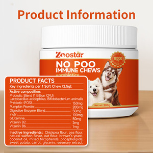 Suplemento Nutricional OEM Personalizado Sin Poo <span class=keywords><strong>para</strong></span> <span class=keywords><strong>Perros</strong></span>, Masticables Blandos con Calabaza y Probióticos, Sin OGM, Disuasor de la Ingesta de Heces - Product Image 4