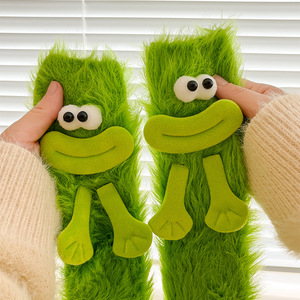 Calzini da donna invernali caldi e spessi, con motivo a cartoni animati divertenti e simpatici, ideali per la casa e il sonno - Product Image 4