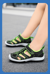 Nouvelles sandales d'été pour garçons, chaussures de plage pour enfants, sandales de sport à bout fermé avec soutien de la voûte plantaire pour garçons - Product Image 2