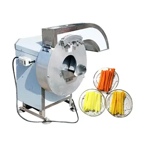 Otomatik küçük elektrikli lahana patates kızartması salatalık kesici makinesi patates kesme makinası