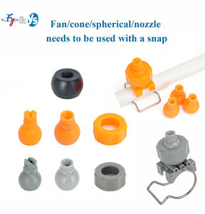 Clip de pretratamiento de boquilla de plástico esférica/en forma de abanico ajustable Universal Industrial para boquilla de cabezal de rociador de cono - Product Image 5