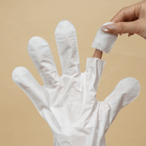 Sarung tangan masker tangan kolagen produsen Spa Salon, sarung tangan pelembab Shea Butter ujung jari dapat dilepas sarung tangan masker tangan kustom - Product Image 2