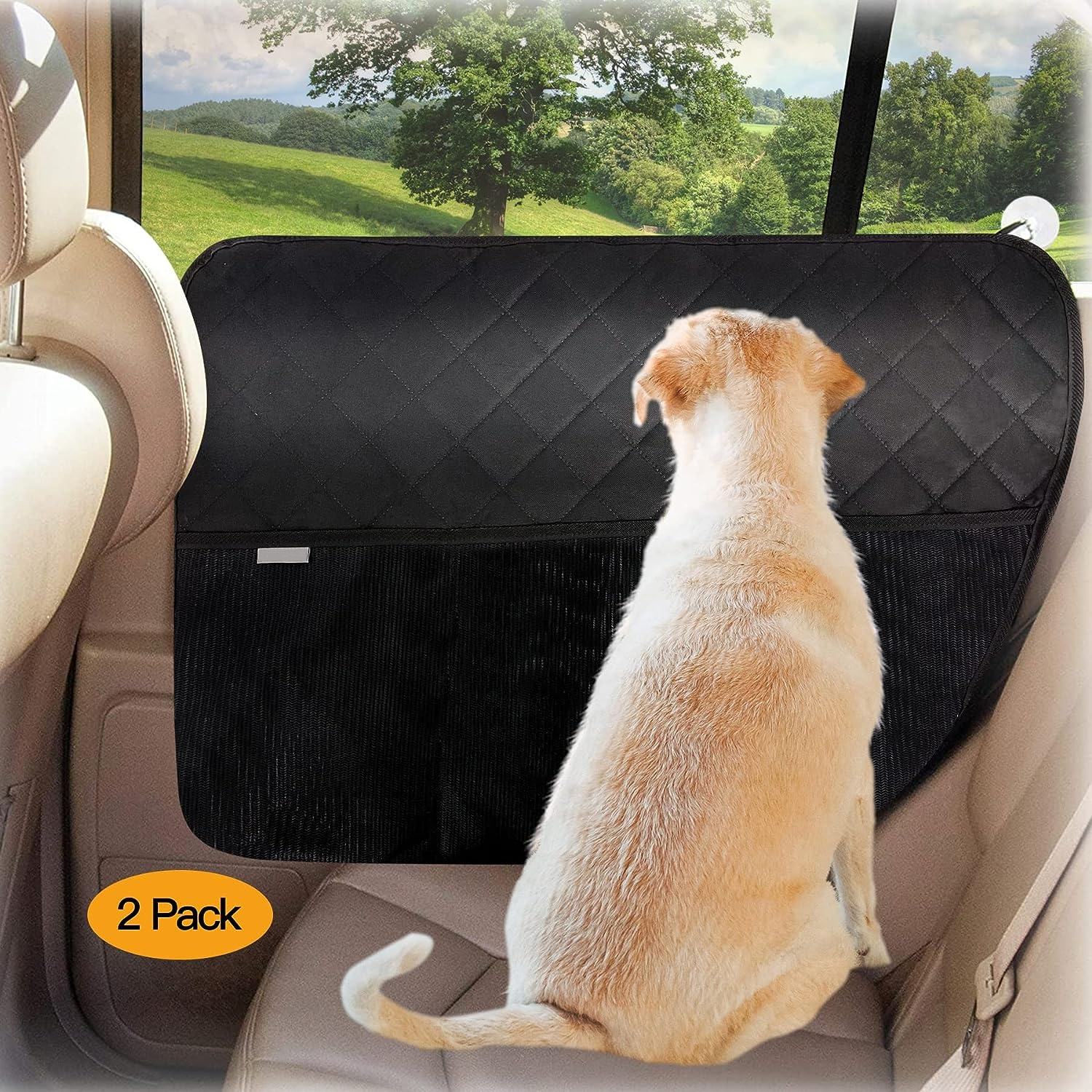 Dog Car Door Protectors Durable, Waterproof Adjustable