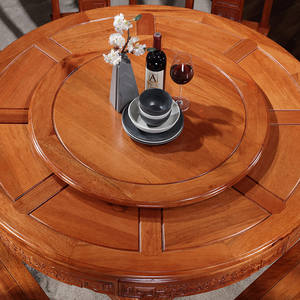 All'ingrosso cinese tradizionale intagliato tavolo da pranzo e sedia combinazione 10-persona Set di grandi dimensioni in pietra di palissandro massiccio - Product Image 5