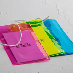 2021 Pvc Jelly Colorful Transparent Sleeve Garment Hangtag Hang Tag With Wholesale Price Clothes tag custom hair hangtag