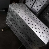 Support élevé de bloc de table de soudage 3D, boîte carrée de table de soudage de connexion avec grande zone de travail Structure élevée étendue