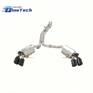 Sistema de Escape Catback con Válvulas de Acero Inoxidable T304 para Porsche Macan S/GTS/Turbo 3.0T 3.6T con Control Remoto de Válvulas y Puntas Cuádruples - Product Image 2
