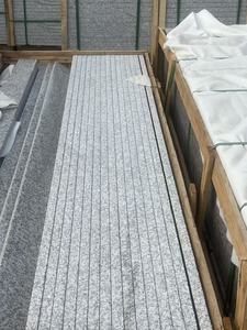 Marches d'escalier en granit gris clair G602 Padang populaire, marches polies en pierre naturelle gris sésame pour la construction au Moyen-Orient - Product Image 6
