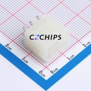 WAFER-WTB4.2-06PZZ Wire-to-Board Pin Header Through hole,P=4.2mm Connector 2x3P 4.2mm Through Hole Mini-Fit (MX 4.2) - Product Image 1