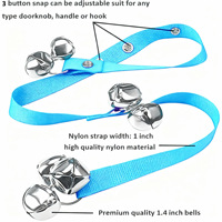 Fournitures pour animaux de compagnie : Clochette d'alarme pour chien, sonnette de porte, sifflet, corde de suspension pour animal, sifflet d'alarme pour l'entraînement des animaux, pour le camping et l'intérieur