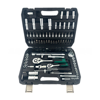 Set Alat Perbaikan Otomotif dengan Bit Torx Chrome yang Dapat Disesuaikan, Soket Impact, Kunci Hex, Gagang Ratchet, Profesional dan Tahan Lama