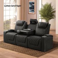 Canapé inclinable de luxe moderne avec massage 8 points, chauffage, levage électrique, fauteuil de salon extensible, structure en bois, revêtement en tissu